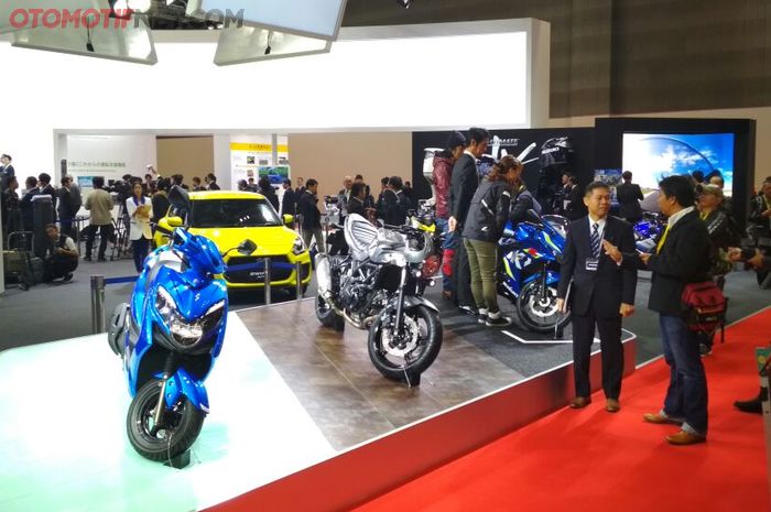 Suzuki di Tokyo Motor Show 2017 pamerkan tiga jagoannya, GSX-R125, SV650X dan skutik Swish 125