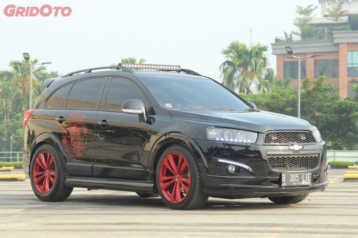 Fans Manchester United Modif Chevrolet Captiva Jadi Lebih Keren Gridoto Com