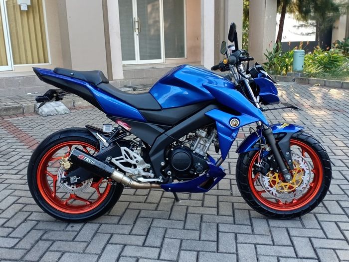 Modal 15 jutaan ngerombak Yamaha New V-ixion Lightning ala daily street fighter.