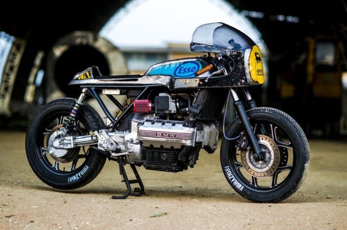 BMW K100 custom cafe racer hasil kreasi Vibrazioni Art Design