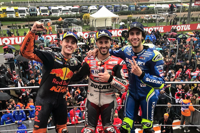 Peraih podium MotoGP Valencia