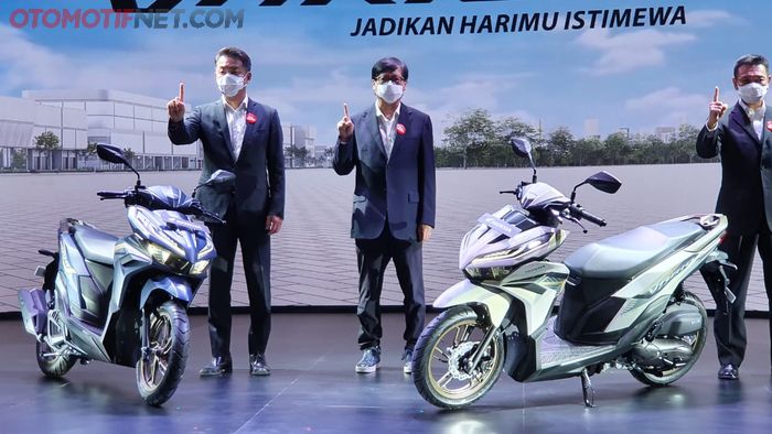 Prosesi peluncuran Honda Vario 125 2022 (26/9/2022) yang dijual mulai Rp 22,3 juta