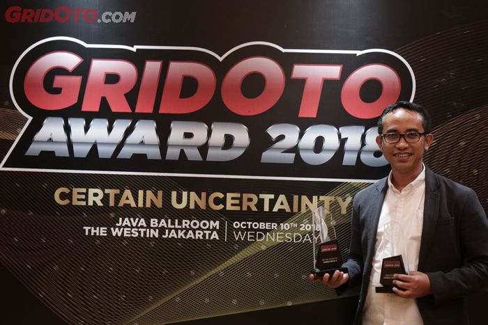 PCX 150 meraih penghargaan 'Favorite Motorcycle by Survey' di ajang GridOto Award 2018