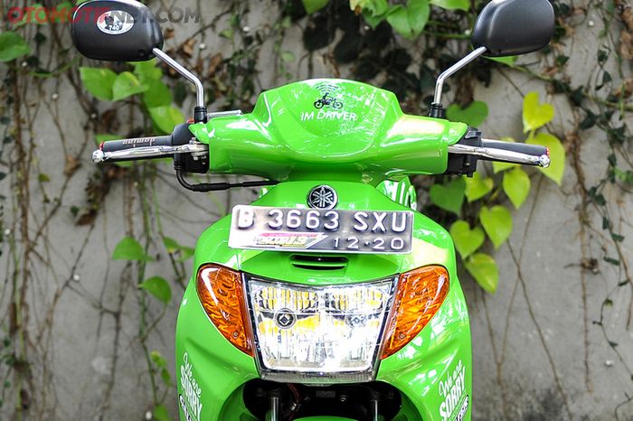  Headlamp Yamaha Nouvo pakai LED, terang nih