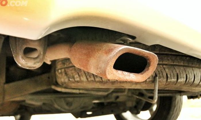 Custom muffler suaranya mirip truk container