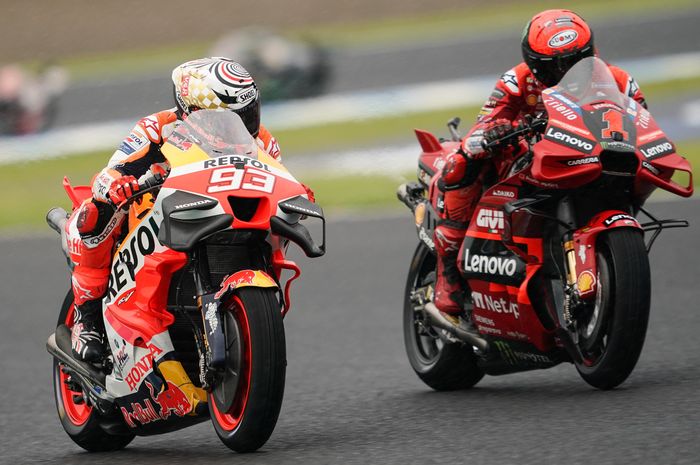 Marc Marquez enggak terlalu bahagia dengan raihan podium di MotoGP Jepang 2023