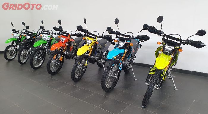 Pilihan warna Kawasaki New KLX150 semakin beragam