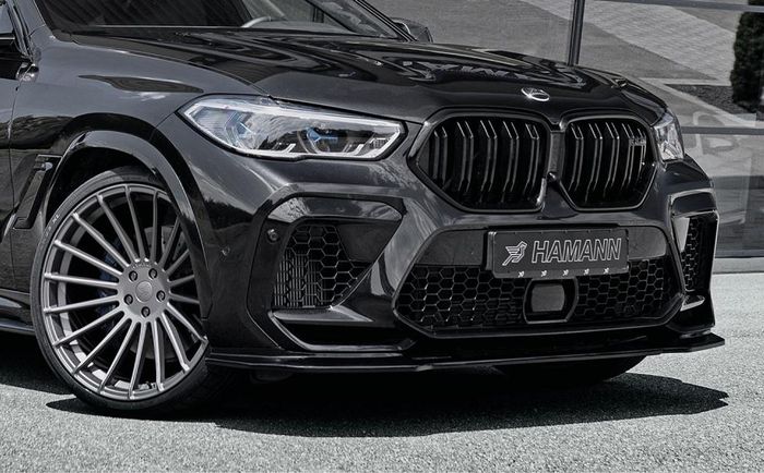 Tampilan depan modifikasi BMW X6 M garapan Hamann Motorsport