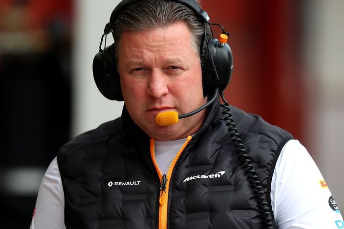 Bos McLaren, Zak Brown mengancam timnya mundur dari F1 jika tidak menemui titik temu terkait regulasi baru pada musim 2021