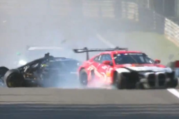 Sean Gelael ditabrak di 6 Hours of Spa-Francorchams seri ketiga FIA WEC 2024