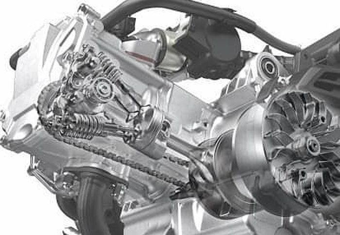 Mesin baru berteknologi 4 klep SOHC diberi nama eSP+