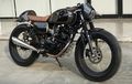 Ngeblar! W175 Cafe Racer Garapan Katros Garage, Nongkrong Di Parkiran Sency Juga Gak Ditolak