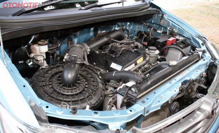 Pilihan mesin bensin 2.000 cc berkode 1 TR-FE 4 silinder VVTi, sanggup muntahkan tenaga maksium 134 dk dan torsi 182 Nm