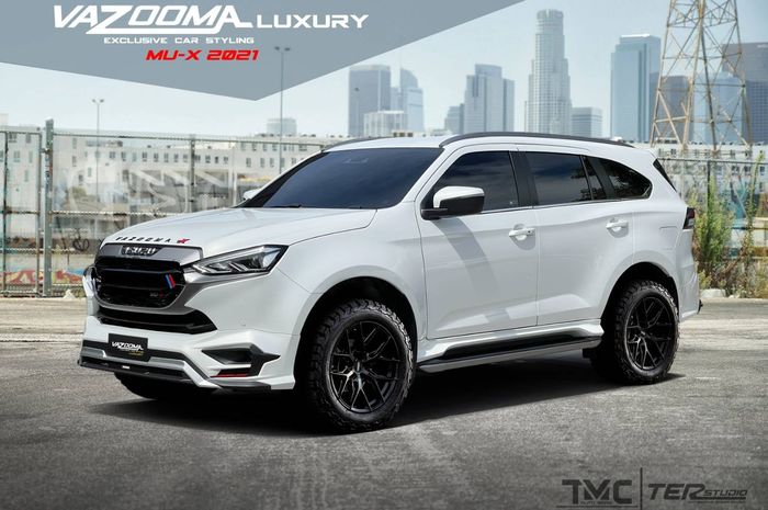 Modifikasi Isuzu MU-X baru kena sentuhan body kit Ter Studio, Thailand