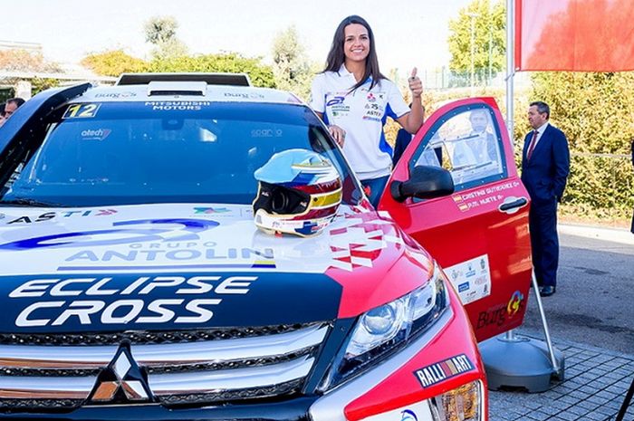 Pembalap Spanyol, Cristina Gutierrez akan berlaga di Reli Dakar 2019 dengan Mitsubishi Eclipse Cross