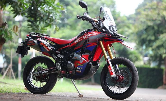 Modifikasi Honda CRF 250 Rally Supermoto Pro Speed Exhaust 