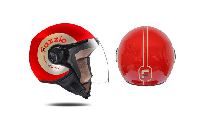Pilihan warna helm apparel Yamaha Fazzio