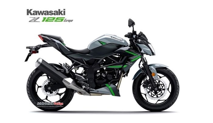 Renderan desain Kawasaki Z125 