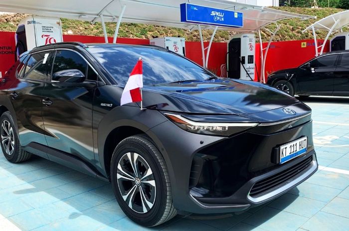 Toyota bZ4X dukung mobilitas peringatan Hari Kemerdekaan ke-79 Republik Indonesia (RI) di Ibu Kota Nusantara (IKN)