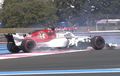 Ngepot Semua, Seperti Ini Video Mobil Pembalap F1 Tergelincir di Prancis