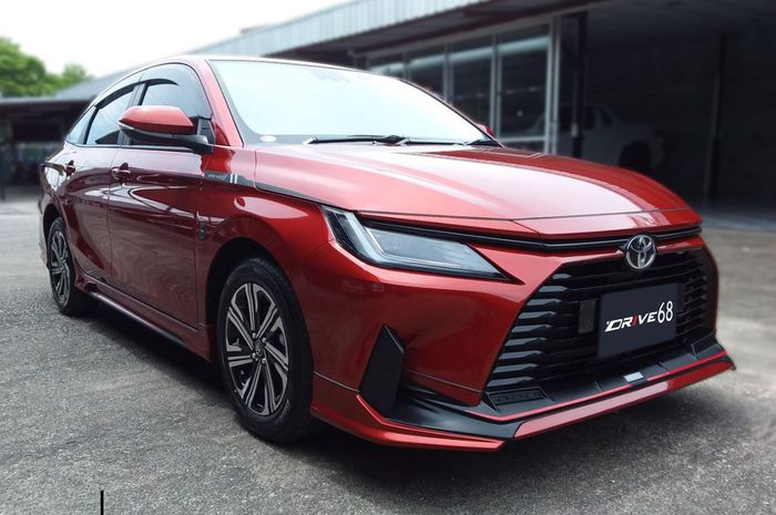 Modifikasi Toyota Vios baru tampil sporty dipoles Ter Studio, Thailand