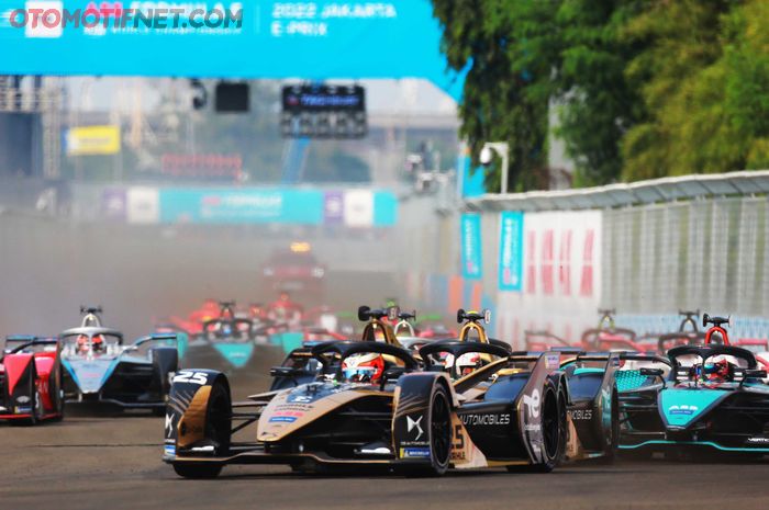 Ilustrasi balapan Formula E Jakarta 