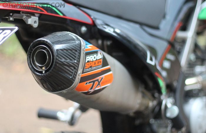 Knalpot Kawasaki KLX 230 dipercayakan pada Pro Speed TX II Series