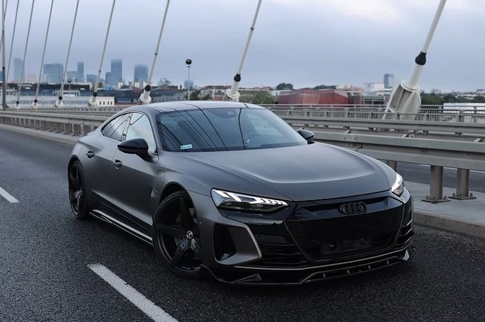 Modifikasi Audi RS E-Tron GT asal Polandia tampil kece dan agresif