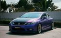 Honda Civic FB Modis Berbaju Ungu, Tampil Feminin Tapi Ekspos Aura Sporty