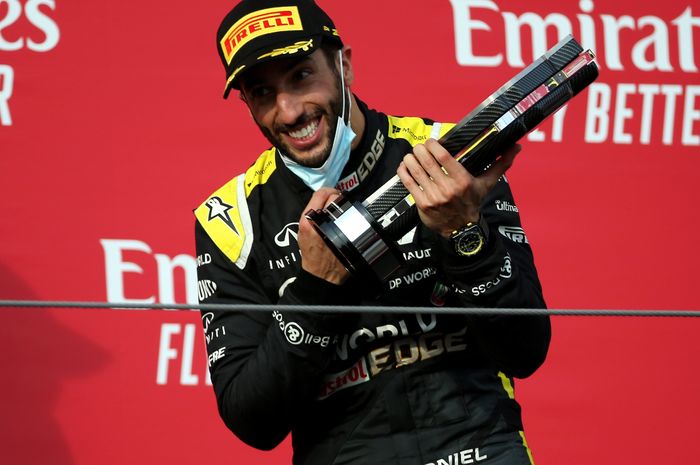 Berhasil dua kali naik podium dari tiga balapan terakhir F1 2020, Begini perasaan Daniel Ricciardo  