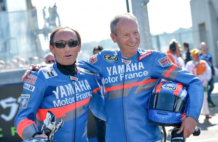 Dominique Sarron dan Christian Sarron, adik dan kakak ini pernah balapan bersama di kelas GP 500 cc