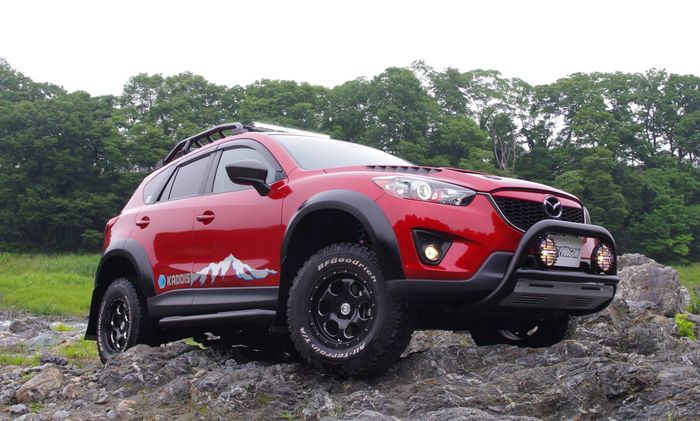 Mazda CX-5 mengasup pelek Blood Stock 16 inci dan ban BFGoodrich A/T