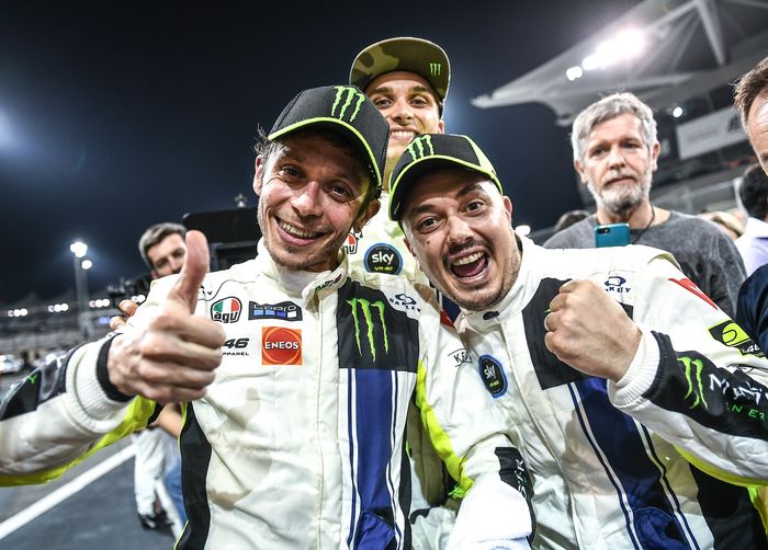 Valentino Rossi, Luca Marini dan Alessio 'Uccio' Salucci menang di Gulf 12 Hours 2019 kelas PRO ARM.