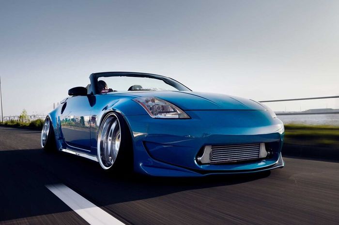 Modifikasi Nissan 350Z bergaya klimis milik Yuki Hamamoto asal Jepang