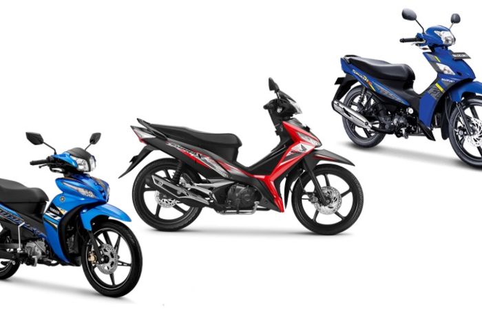 Motor bebek lansiran Yamaha, Honda dan Suzuki