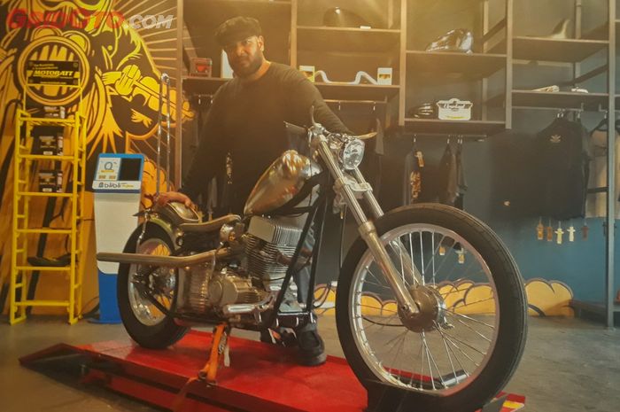 Heist, chopper lansiran CCW dimodifikasi oleh Vero dari Kickass Chopper