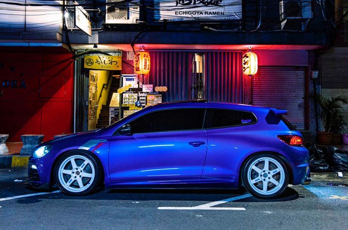 Modifikasi VW Scirocco punya aura Jepang berkat pelek TE37