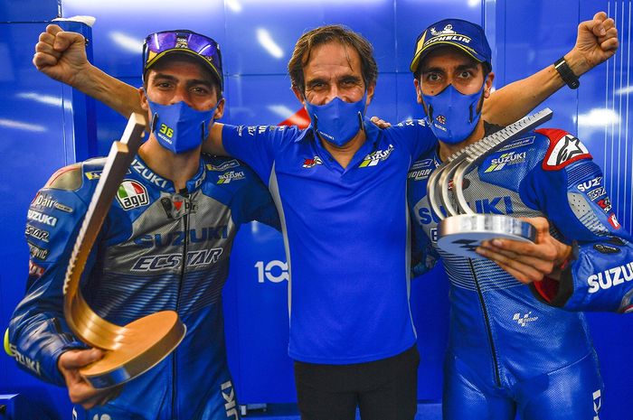 Cukup kerepotan dalam membagi tugas, tim Suzuki akan segera cari pengganti Davide Brivio di MotoGP 2022