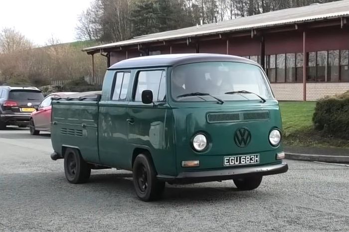 Pikap VW Crew Cab dengan mesin listrik