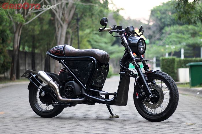 Yamaha Mio Jadi Cafe Racer Desain Keren Dan Nyaman Buat Harian Gridoto Com