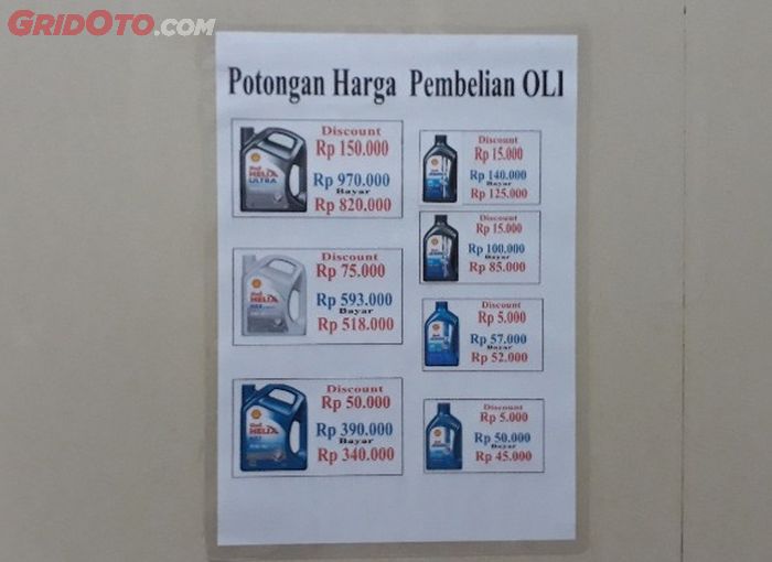 Promo diskon buat oli Shell