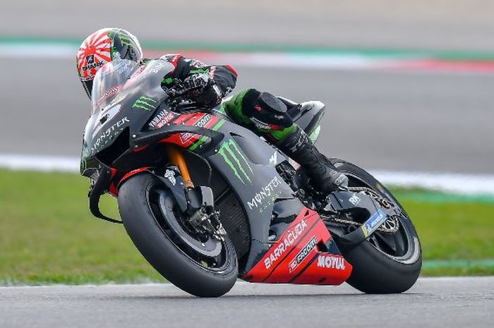 Johann Zarco tercepat di FP3 MotoGP San Marino dengan kondisi trek belum kering benar