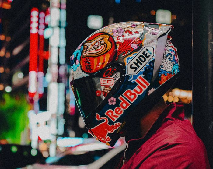Helm spesial Marc Marquez di MotoGP Jepang 2024