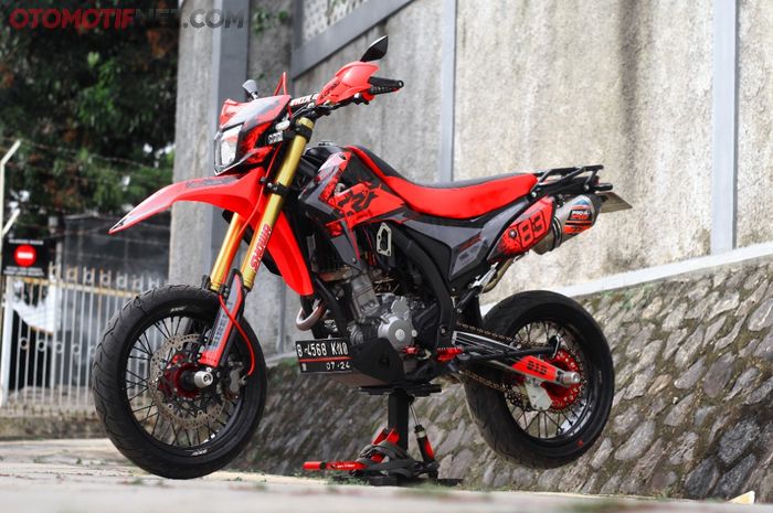 Honda CRF250 Rally berubah total jadi CRF250L beraliran supermoto