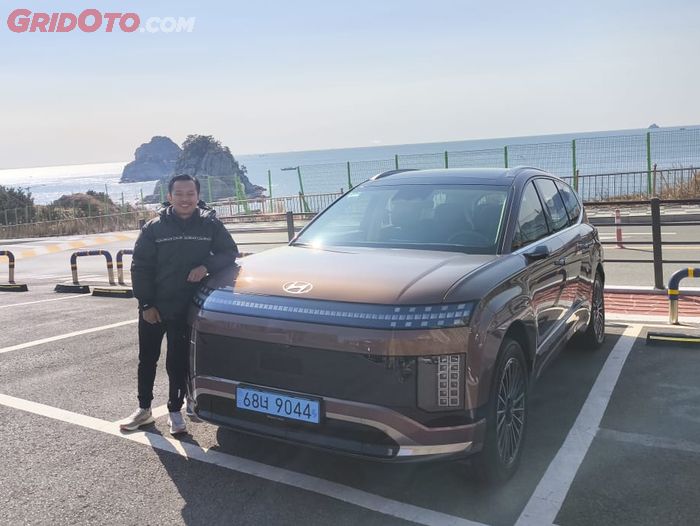 Gridoto tes langsung menjadi penumpang Hyundai IONIQ 9 untuk perjalan dari Seoul ke Busan di Korea Selatan