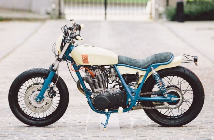 Yamaha SR500 custom jap style dari Cruz Company, dilansir oleh Bikeexif.com
