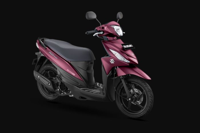 Suzuki Address FI Matt Bordeaux Red