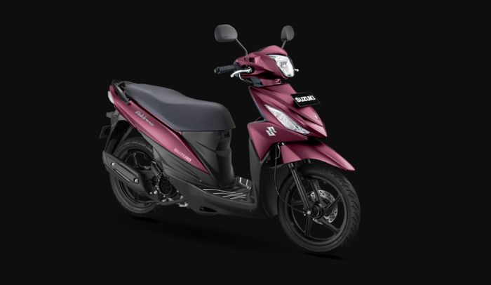 Suzuki Address FI Matt Bordeaux Red