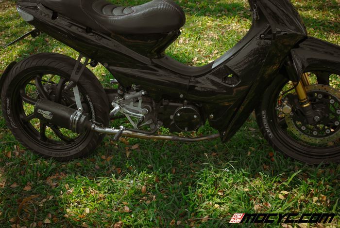 Exhaust system dengan muffler LeoVince