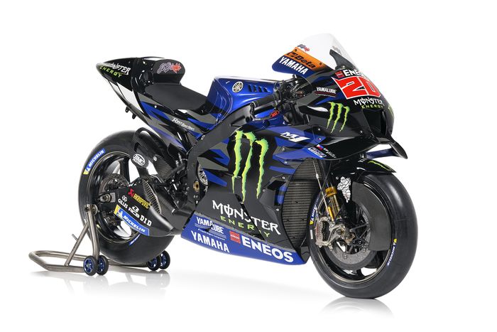 Livery baru tim Monster Energy Yamaha MotoGP 2023, tampil dengan tema militer